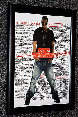 JAY-Z Framed Original Promo ART Picture Magazine Poster • £13.99