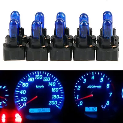 10Pcs T5 SMD LED Instrument Gauge Dashboard Light Bulbs Indicator Lamp Blue • $12.50