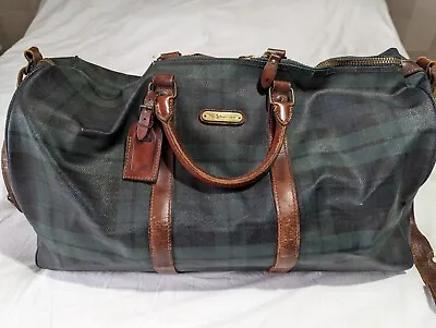 Vintage Ralph Lauren Tartan Duffel Bag • £120