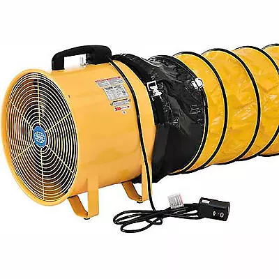 Portable Ventilation 8  Fan With 16' Flexible Ducting • $170.90
