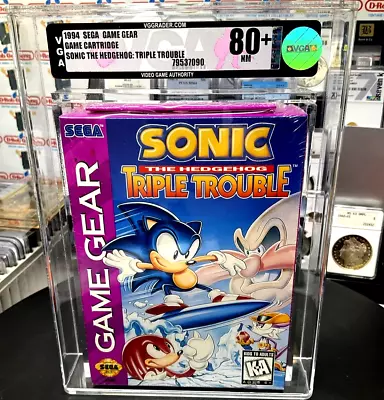 Sonic The Hedgehog Triple Trouble New Sealed VGA WATA CGC Sega Game Gear Genesis • $650