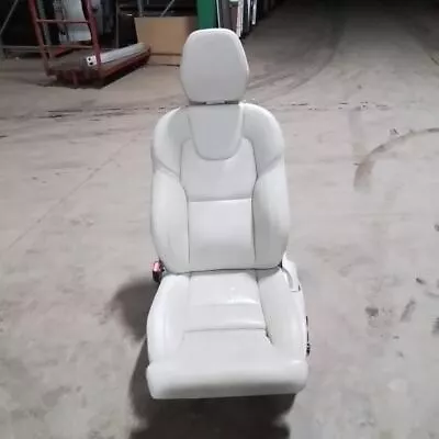 2021 VOLVO XC60 White Leather Driver Left Side Front Seat Power Bucket Trim NA   • $300