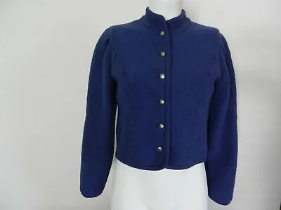 $29.99 • Buy Vintage Geiger Tyrol Austria Boiled Wool Embroidered Jacket S