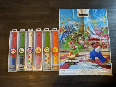 $580 • Buy Universal Studios Japan Super Nintendo World Power-Up Band Amiibo Complete Set 6