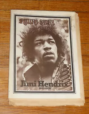 Rolling Stone Magazine 10/15 1970 JIMI HENDRIX 1945-1970 Memorial Issue • $40