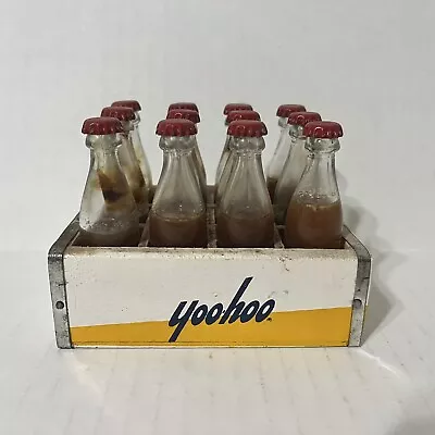 $60 • Buy Vintage Collectible Miniature Yoo-Hoo  3” Glass Bottles