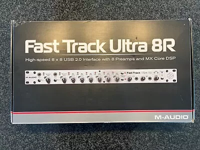 M-AUDIO Fast Track Ultra 8R 8x8 USB 2 Interface Preamps MX Core DSP (No 9V PSU) • £149.99