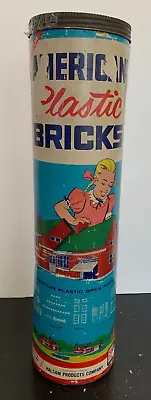 Vintage - American Plastic Bricks - Set 715 - Halsam / Elgo • $21.25