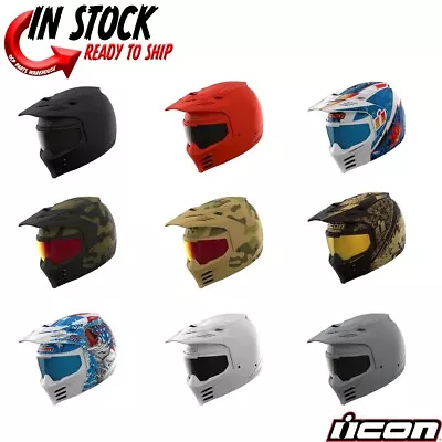 2024 Icon Elsinore Fullface Motorcycle Helmet - Pick Size & Color • $275