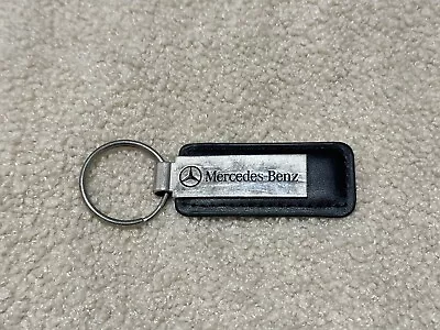 Mercedes Benz Of Pembroke Car Keychain Keyring Black Leather Stainless Steel • $9.55