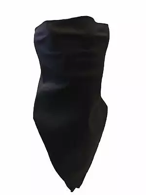 USA Made VELCRO®Brand Solid Black Half FacE MASK NECK Cover Bug Scarf Adjustable • $14.69