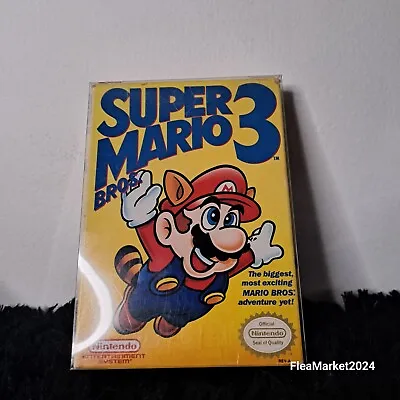 Super Mario Bros 3 RARE LEFT BROS Nintendo NES Classic Complete • $252.99