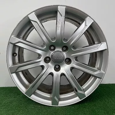 Used 18  X 8  Silver Alloy Genuine Factory OEM Wheel Rim 2009-2013 Audi A4 S4 TT • $166.83