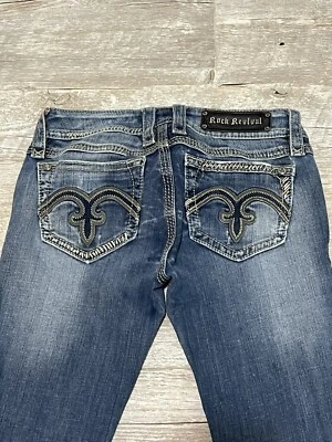 $30 • Buy Womens Rock Revival Jeans Size 29 Alanis Bootcut