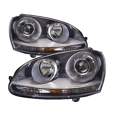 Pair Left Right Set Headlights Fits 2005-2010 Volkswagen GTI HID • $406.54