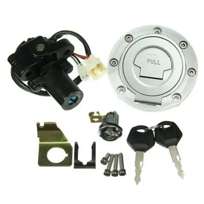 Motorcycle Refit Electrical Ignition Switch Fuel Gas Cap Cover Seat Lock Key ×1 • $63.24