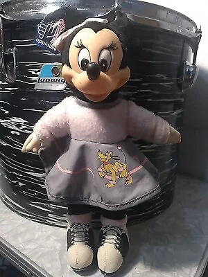 Vintage Disney Minnie Mouse Doll  Sock Hop W/ Tag By Applause #14571 • $5.99