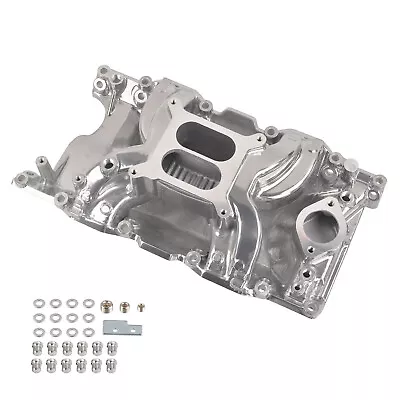 Polished Dual Plane Intake Manifold For 1967-2003 Small Block Chrysler Mopar 318 • $183.88