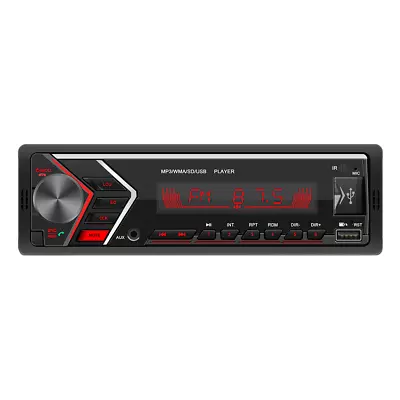 1Din Car MP3 Player Stereo Radio Bluetooth FM/USB/TF/AUX Audio In-dash Receiver • $37.89