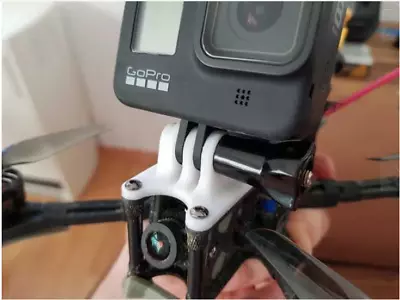 3D Printed TPU GoPro  Mount For IFlight XL5 Nazgul5 DC5 FPV Drone Frame (2PCS) • $8.50