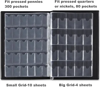 NEW Elongated PENNY HOLDER - Holds 380 Coins - 300 Pennies & 80 Quarters Nickels • $18.18