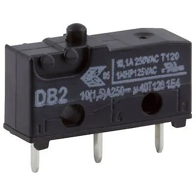 ZF DB2C-C1AA Microswitch SPDT 10A 250V AC Button PCB • £2.94