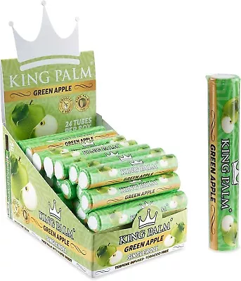 King Palm | Mini Size | Green Apple | 24 Count Display 1 Cone Per Tube • $39.99