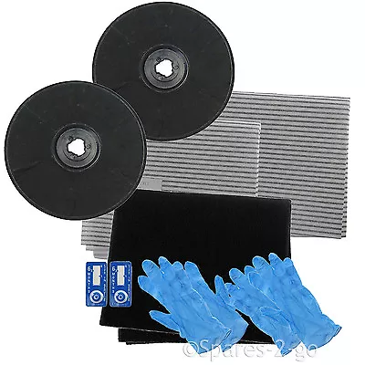 £22.06 • Buy 2 X EFF57 Type Carbon Charcoal Filter Kit For ARISTON Cooker Hood Vent Extractor