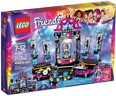 LEGO Friends Pop Star Show Stage (#41105)(Retired 2016)(VERY RARE) • $150