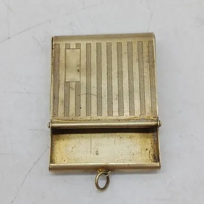 Vintage Brass Matchbook Cover  Holder Case • $12.74