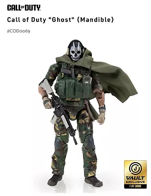 Call Of Duty Modern Warfare 2 Ghost Mandible Figure Jazwares Vault 1/3000 • $54