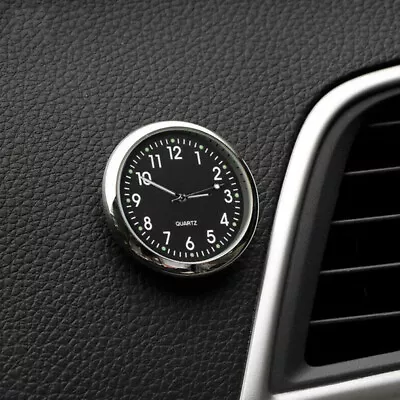 Car Dashboard Clock Mini Interior Stick-On Digital Watch Motorcycle Quartz Clock • $5.88