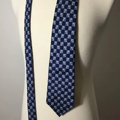 Josh Bach Lt Blue/Navy Soccer Tie Sports EUC • $11.98