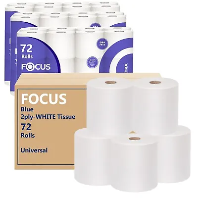 Toilet Rolls Soft Quilted Luxury Embossed Bulk Buy 2&3 Ply Toilet Paper 72 Rolls • £13.99