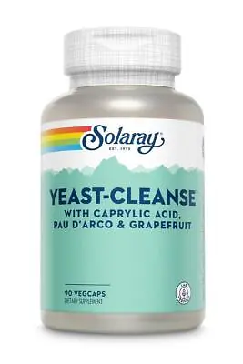 Solaray Yeast-Cleanse - 90 Capsules • £19.17