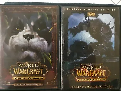 World Of Warcraft Cataclysm Mists Of Pandaria Rare Dvd Behind-the-scenes Of Game • $45