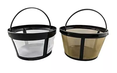 Nrp 2pack Solid Bottom Permanent Coffee Filter Compatible For Mr Coffee And Most • $12.23