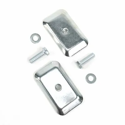 Seat Belt Anchor Plate Pair Lap Belt/ Retractable Mounting Hardware Hot Rod Truc • $23.94