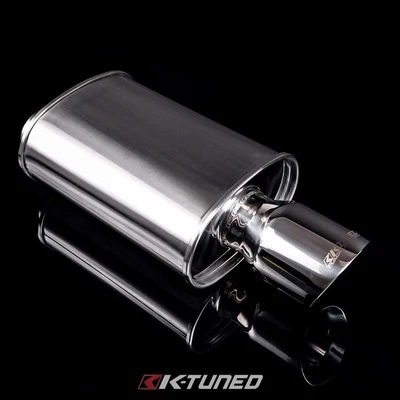 $229.99 • Buy K-Tuned 3  Universal Muffler - Brushed Finish - Short/Offset 19 