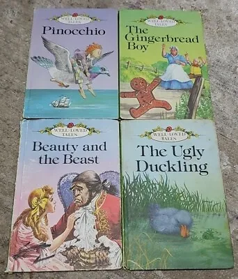Ladybird Books Series 606D Well Loved Tales X4 Green Spine Editions WLT L6 • £12.95