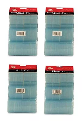 Hair Tools Cling Rollers Jumbo Light Blue 56mm (6) Pack Of 4 • £18.50