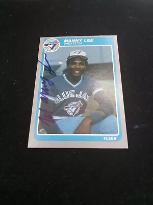 Manny Lee (Blue Jays) - 1985 Fleer Update #U71 • $50