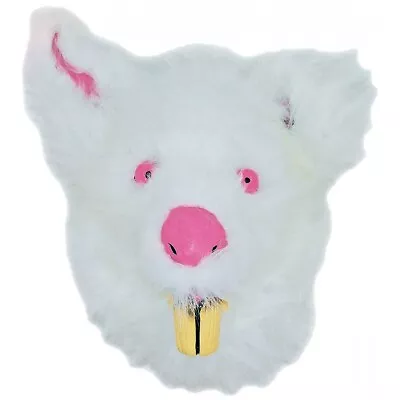 Scary Bunny Mask Adult Creepy Rabbit Halloween Costume Fancy Dress • $12.99