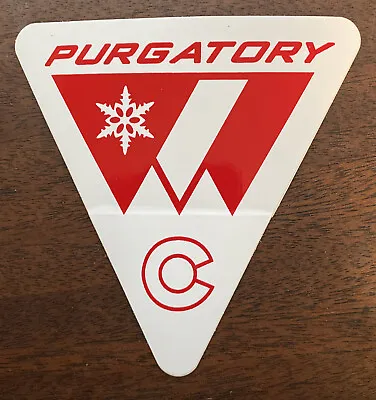 Purgatory Ski Resort Vinyl Sticker Snowboard Printed Durango Colorado VTG Decal • $4.57