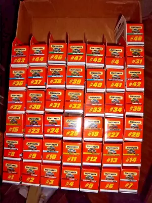 Lot Of 43 Matchbox Boxed MATTEL WHEELS 1998 Assorted Lot 2 • $70