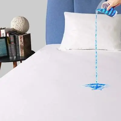 Full Size Waterproof Mattress Protector Premium Breathable Mattress Cover Safe • £44.64