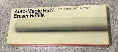 Faber Castell Auto-Magic Rub Eraser Refills- 12 Pack # 73208 PINK- 4 1/2 • $23.99