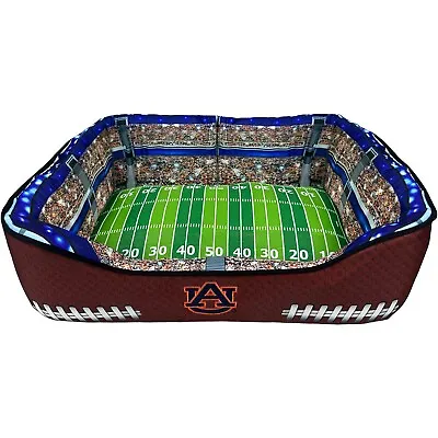 Pets First NCAA Stadium Dog Bed & Cat Bed Sporty Football Bed & Lounge Cushion • $28.99