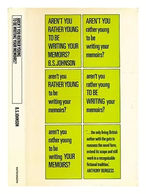 JOHNSON B. S. (BRYAN STANLEY) (1933-1973) Aren't You Rather Young To Be Writing • £95.45