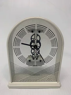 80's Skeleton Clock / Haller Germany  Vintage FREE SHIPPING • £72.11